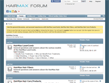 Tablet Screenshot of hairmaxforum.com